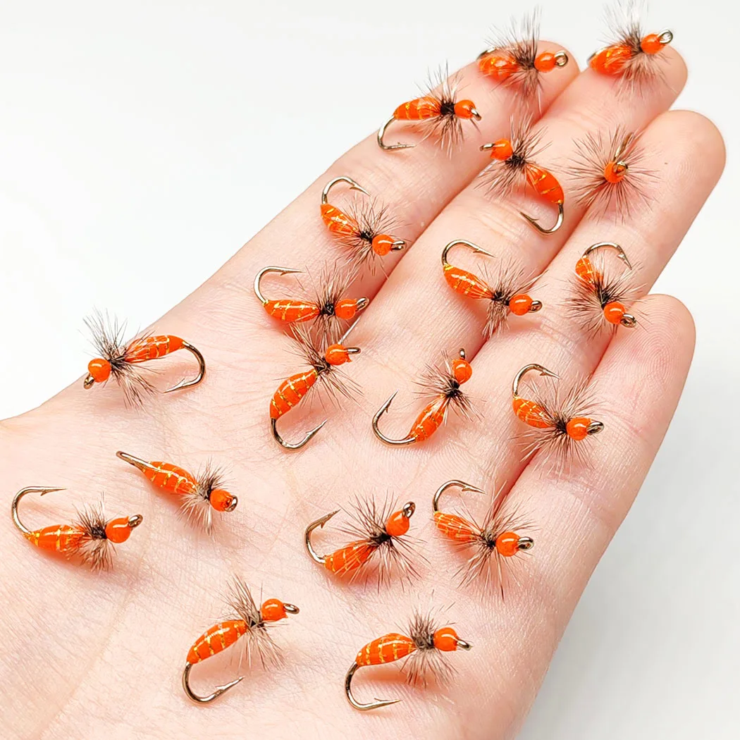 Moscas húmedas de ninfa para trucha y perca – señuelo artificial - imagen 2