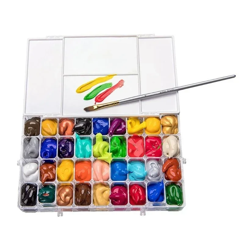 Compartimentos para organizar colores