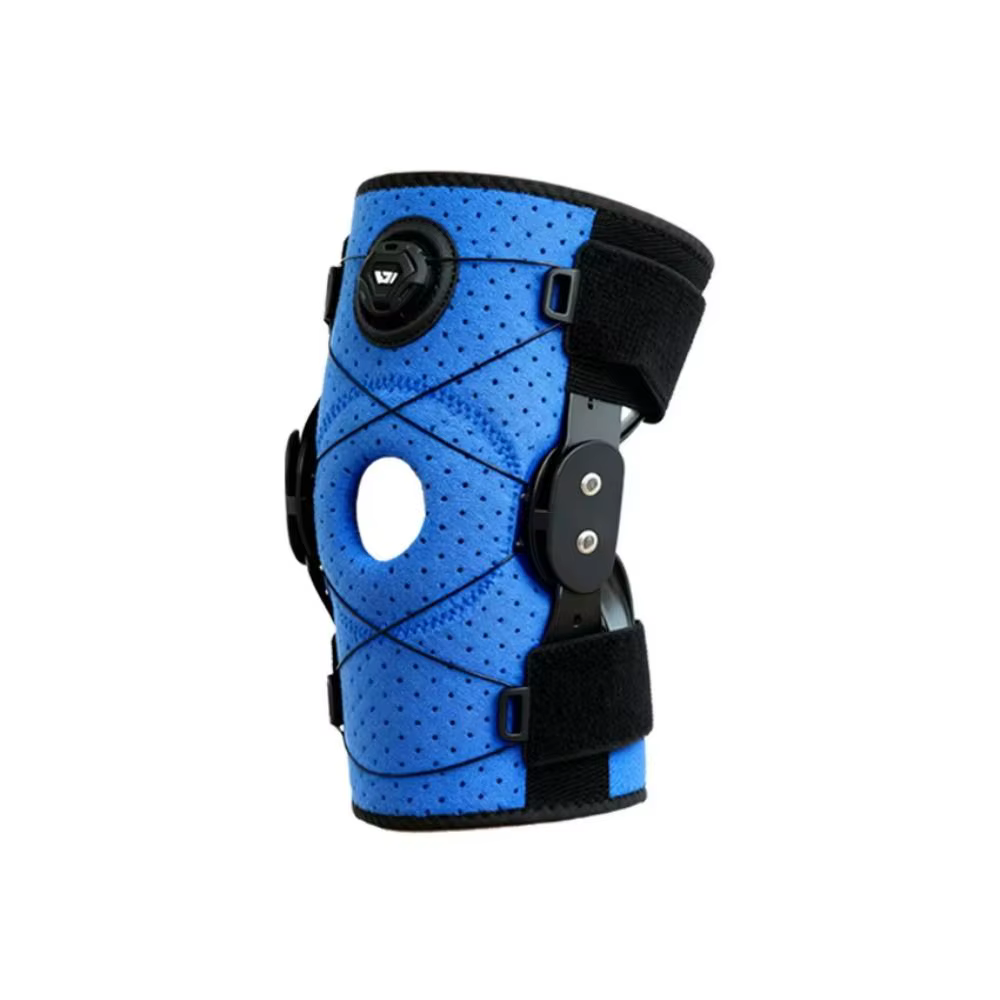 Rodillera deportiva elástica ajustable con protección de espinilla - imagen 3
