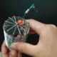 Trampa de langostinos con caja cebo y jaula alimentadora