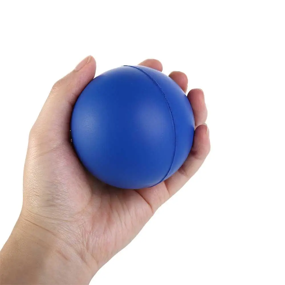 Bola de agarre ergonómica azul
