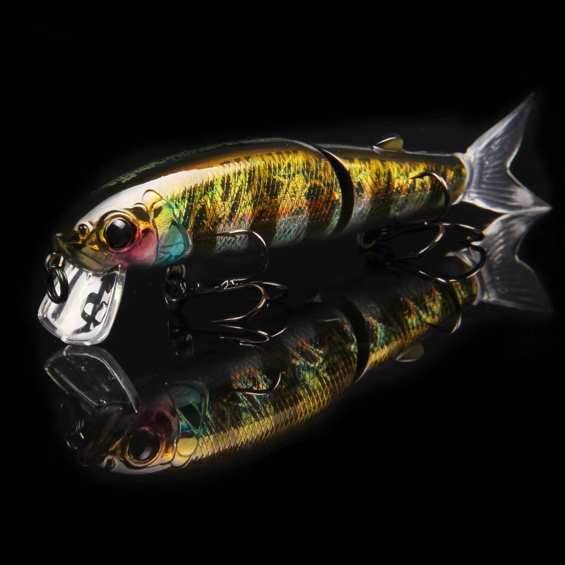 Crankbait flotante realista con ojos 3D – Señuelo artificial duro - imagen 2
