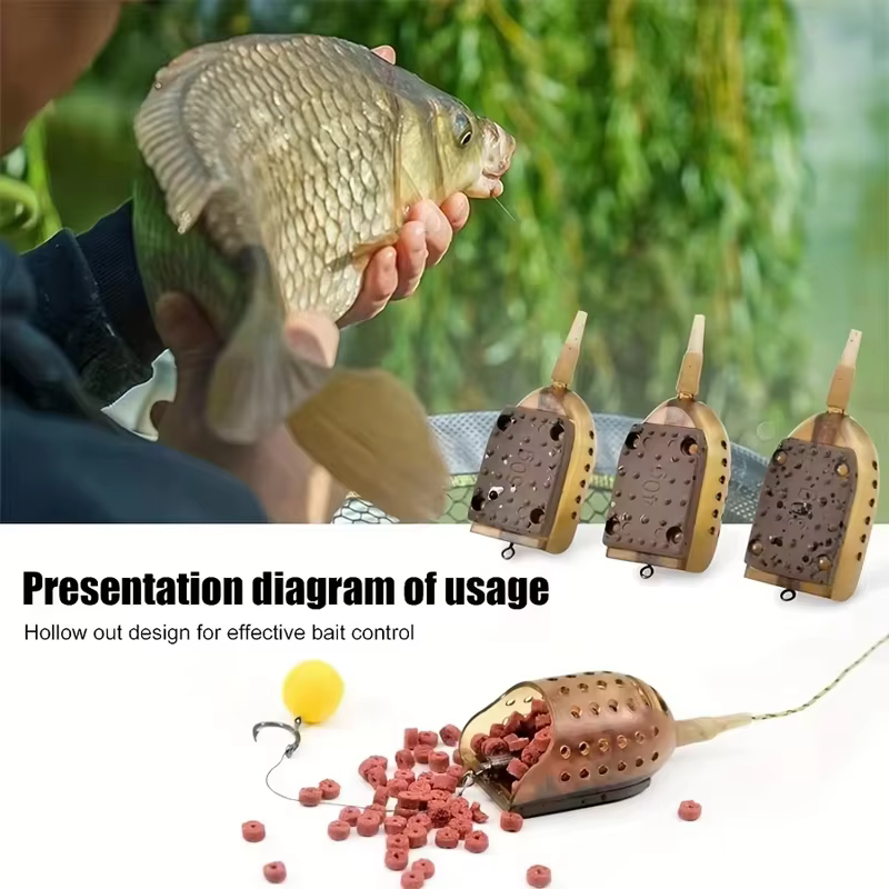 YOTO Alimentador pellets lineal - Perfecto pesca carpa y larvas - imagen 2