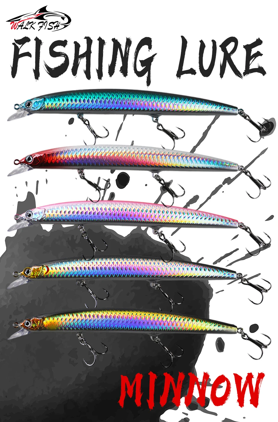 WALK FISH minnow flotante
