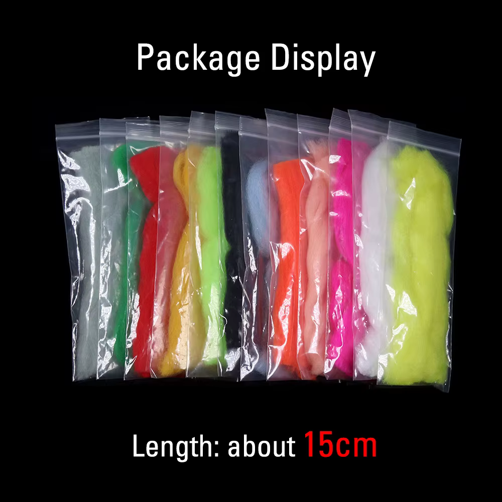 Fibras ICERIO para atar moscas – Varios colores Baitfish paracaídas - imagen 5