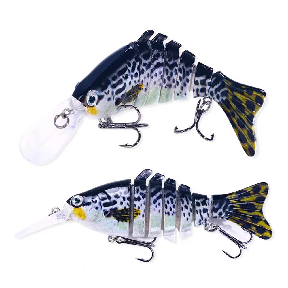 Señuelo swimbait articulado de hundimiento para agua dulce y salada - imagen 5