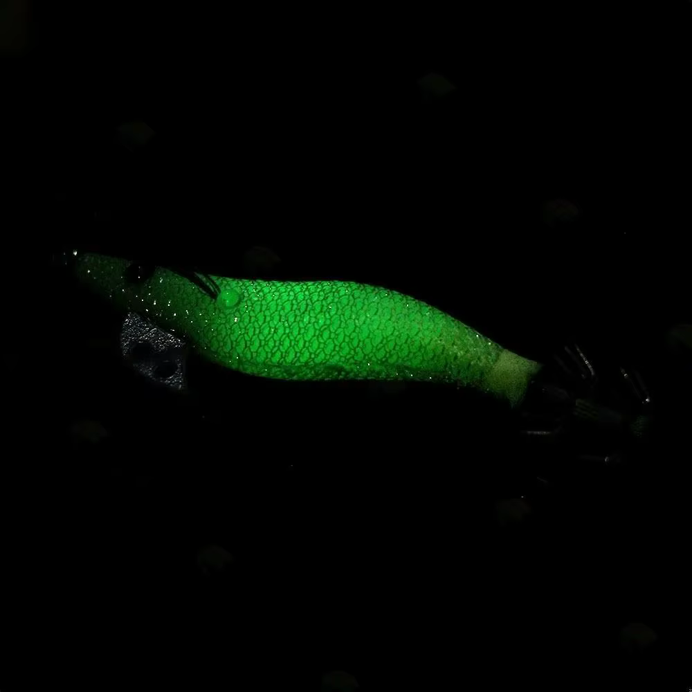 Señuelo Luminoso de Calamar Spinnerbait – Con Anzuelos - imagen 3