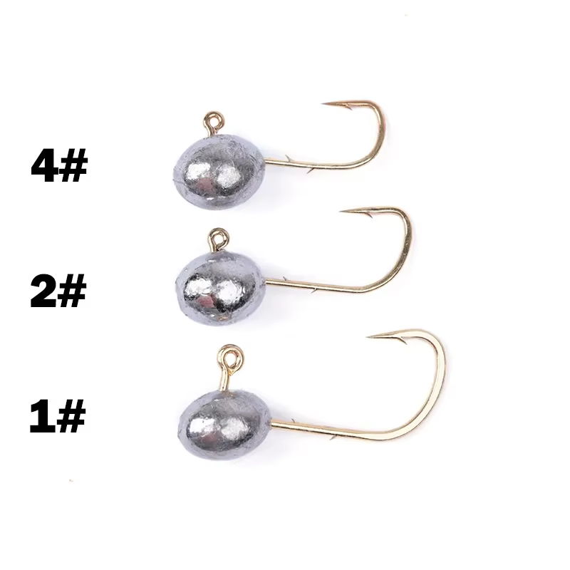 OUTKIT-Mini anzuelos jig head 4X fuerte para trucha y pez roca - imagen 3