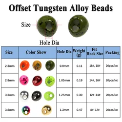 Cuentas de tungsteno compensadas Vtwins de hundimiento rápido