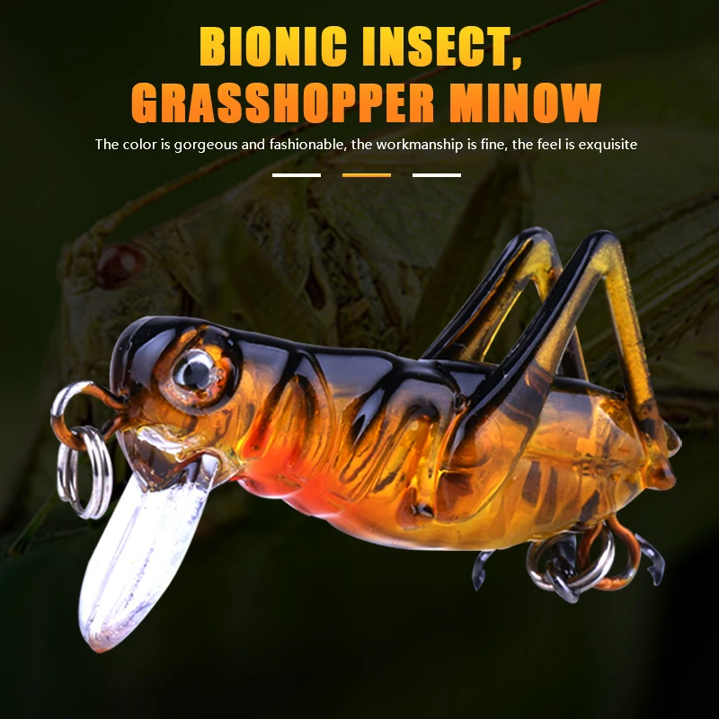 Crankbait Grillo – Señuelo imitación de insecto para lubina y trucha - imagen 3