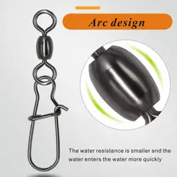 Balanzze Conector Acero Inoxidable para Pesca Señuelos Gancho