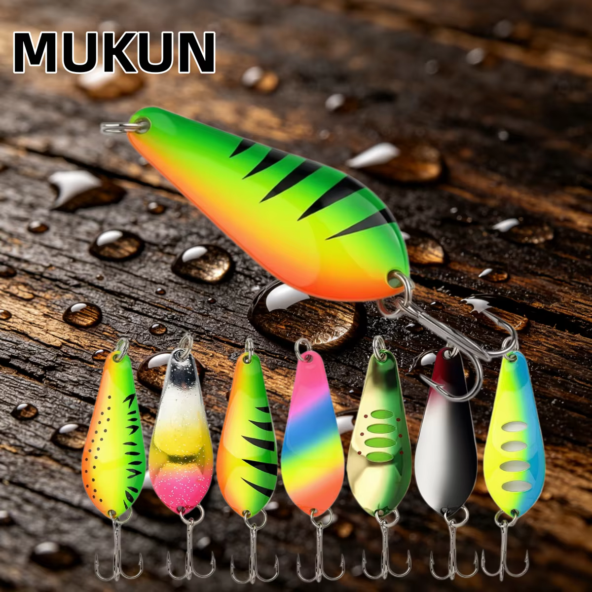 MUKUN Cuchara para Pesca 65 mm 19 g - imagen 4