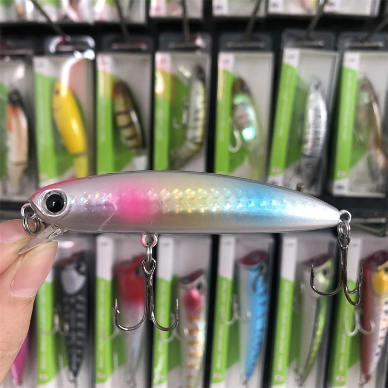 Vista detallada del señuelo glide bait 125mm para pesca