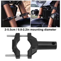 Soporte amortiguador ajustable de horquilla para lámpara de moto