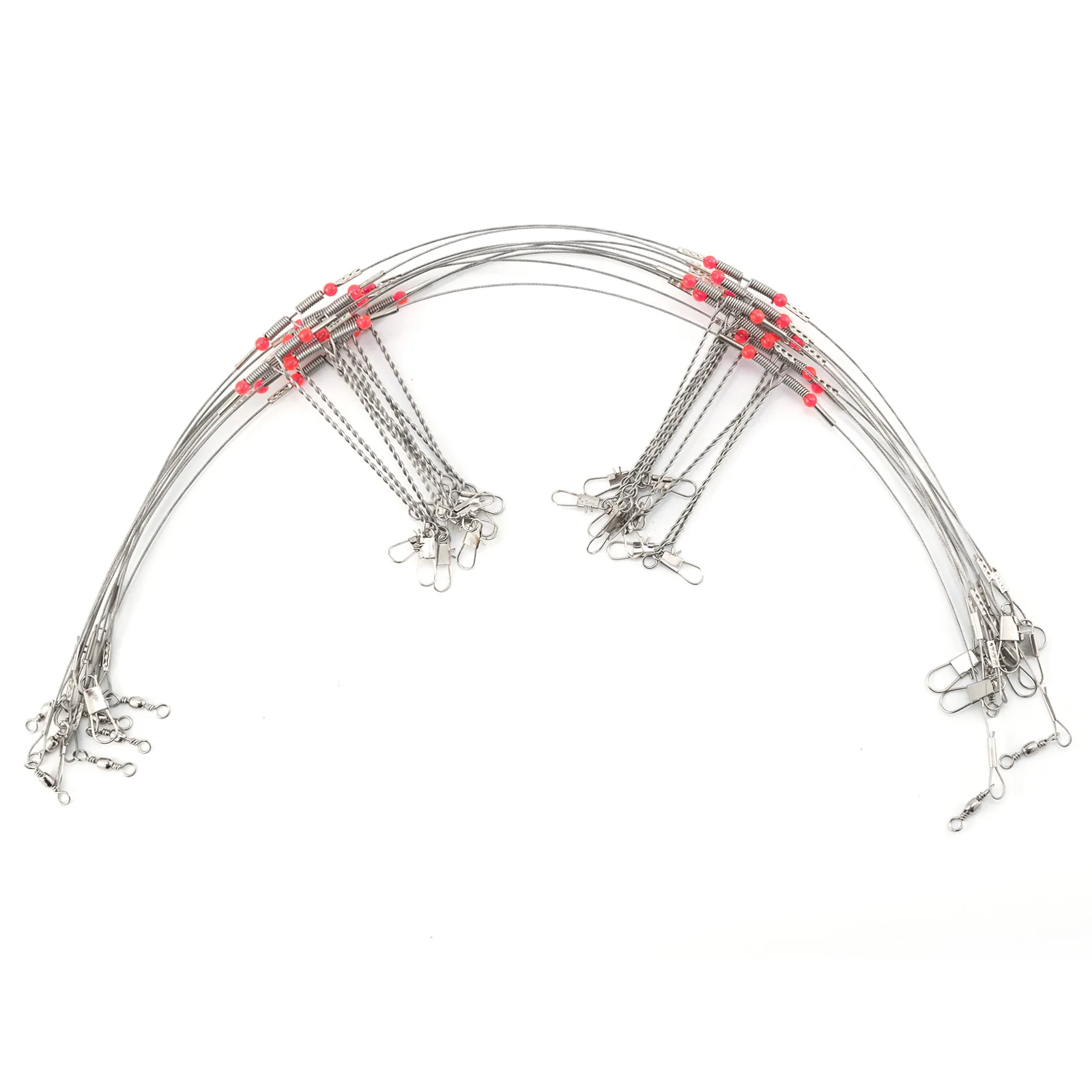 Aparejo de pesca de surf con 2 brazos y herrajes de acero inoxidable