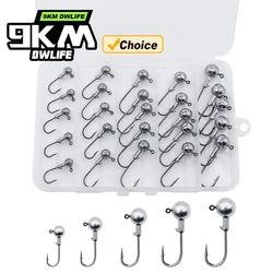 Jig Heads 9KM bola redonda – Plomos para lubina