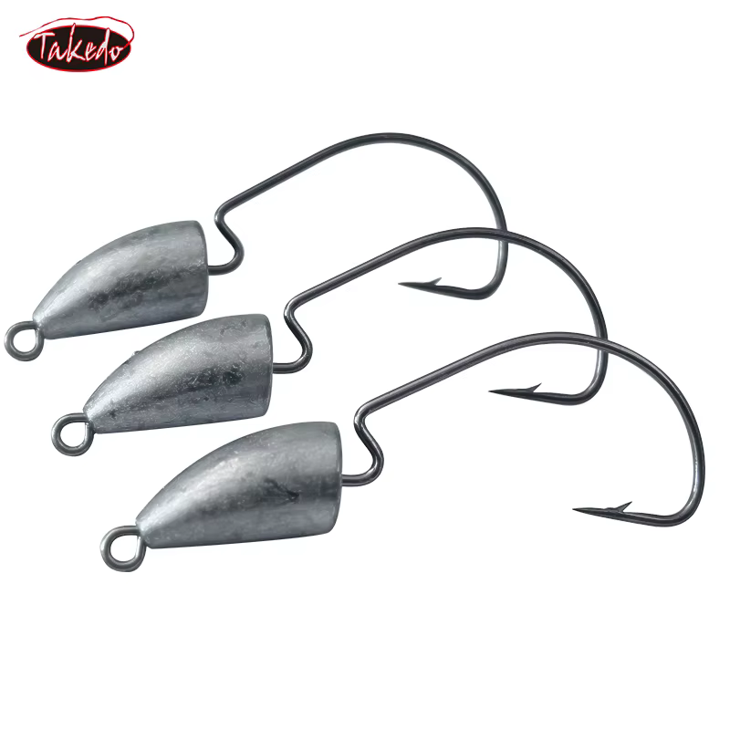 Anzuelos TAKEDO Bullet Crank – Acero alto carbono para señuelos - imagen 3