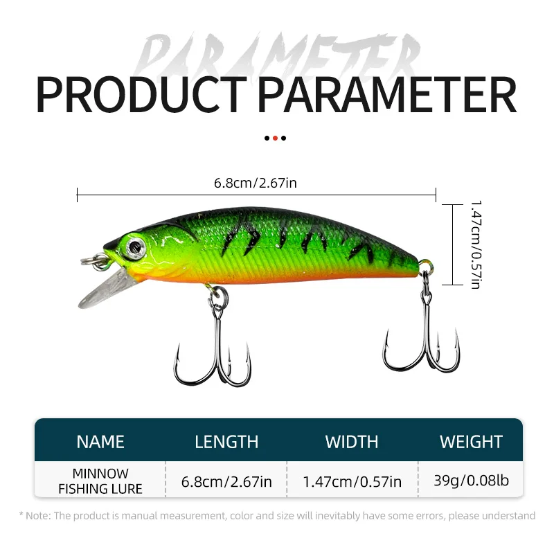 ShareShark señuelos artificiales de hundimiento para trucha y lubina