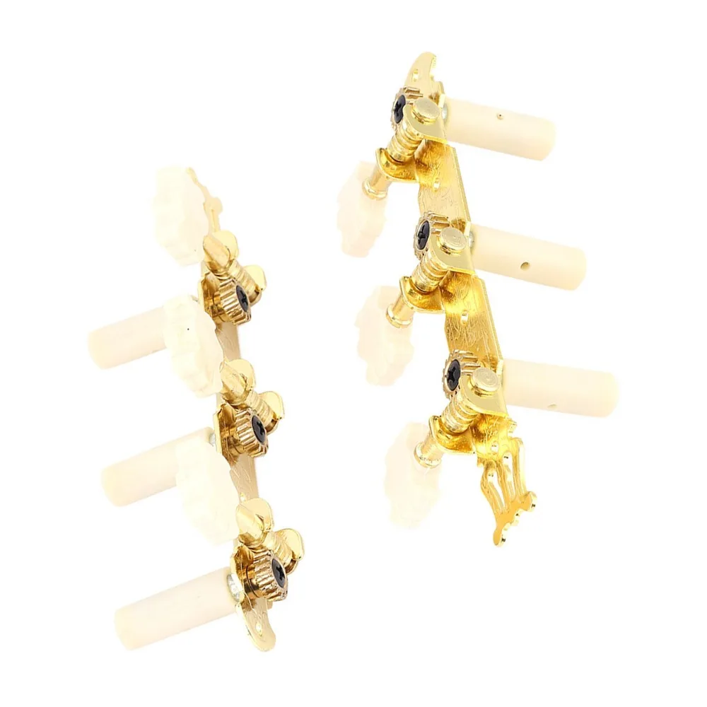 Clavijas de afinación chapadas en oro para guitarra clásica de directo