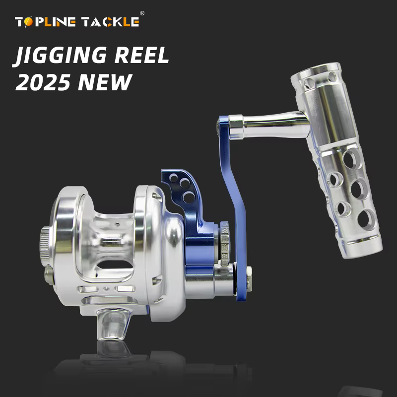 Carrete Jigging CNC Topline – Aluminio con tambor metálico - imagen 3