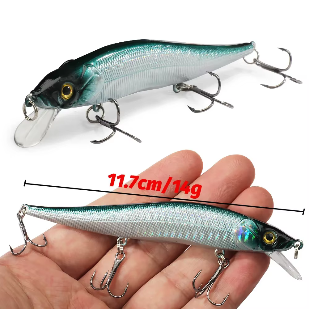 Whopper Plopper con sonajero – Jerkbait flotante para pesca deportiva - imagen 2