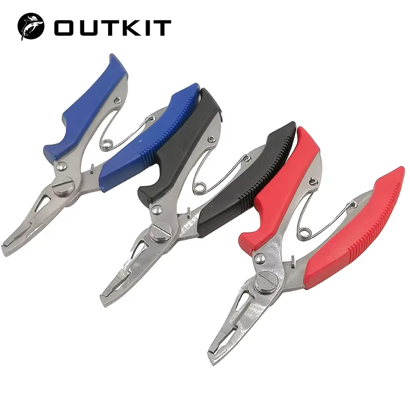 OUTKIT Alicates pesca cortador línea – Acero inoxidable
