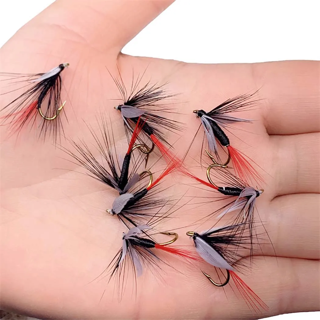 Variantes de anzuelo para mosca seca Coachman