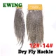 Ewing sillín mosca seca grizzly natural – pluma hackle para atado - imagen 3