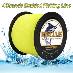 Hercules sedal trenzado amarillo fluorescente