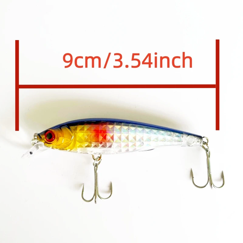 MEGAIMABASS Señuelo flotante Mino 3D Prism para lubina - imagen 2
