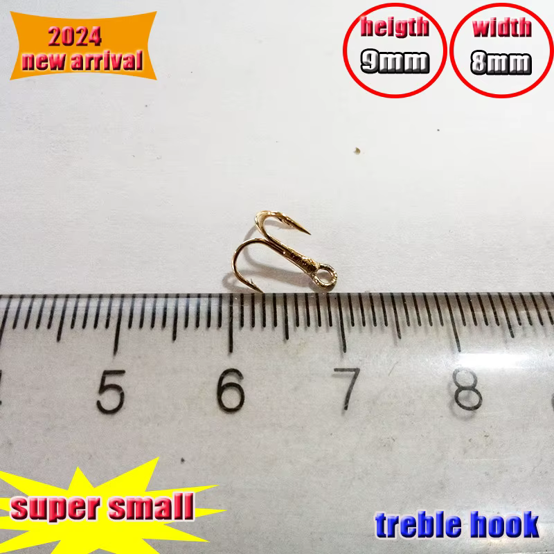 Anzuelos triples acero carbono tamaño 16 – Perfectos para pesca deportiva - imagen 5