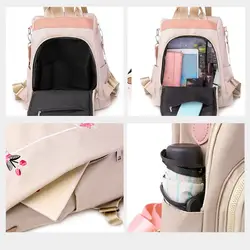 Bolso bandolera antirrobo para mujer con bordado Oxford