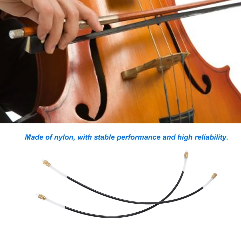 Cuerda trasera violonchelo nailon profesional negra - imagen 3