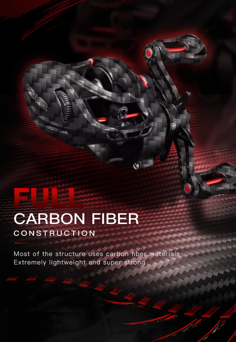 Detalle del cuerpo de carbono y engranajes