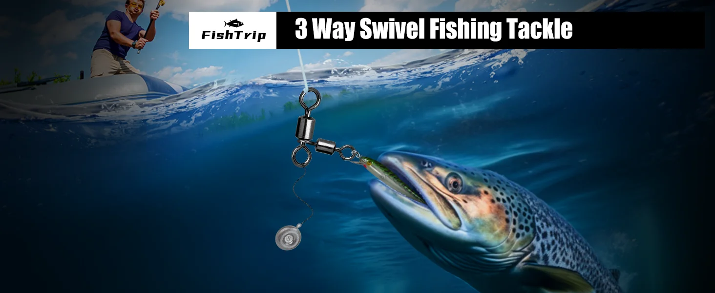 Pack de 50 esmerillones de 3 vías FishTrip
