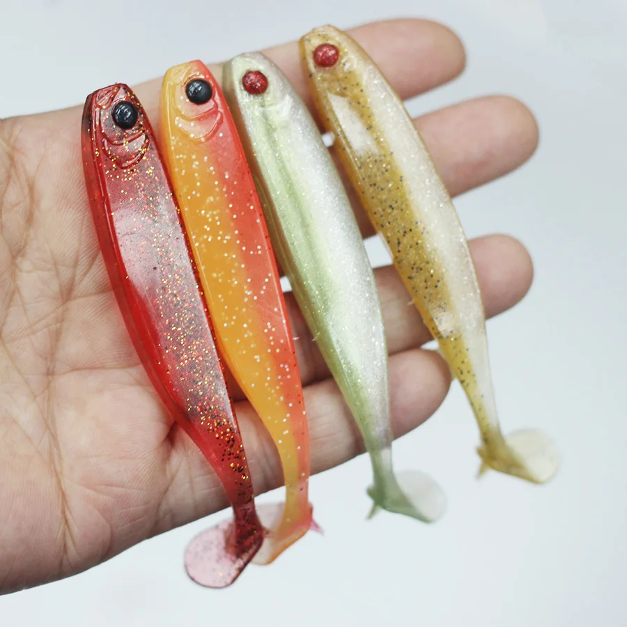 Señuelo blando con forma minnow y cola Z-TAIL