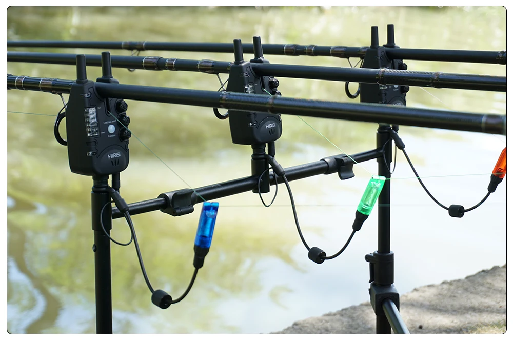 Juego de alarma de pesca Hirisi con receptor y sensores