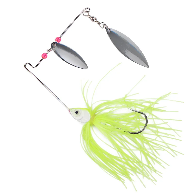 Buzzbait para lubina ruidoso — acción viva y falda móvil - imagen 4