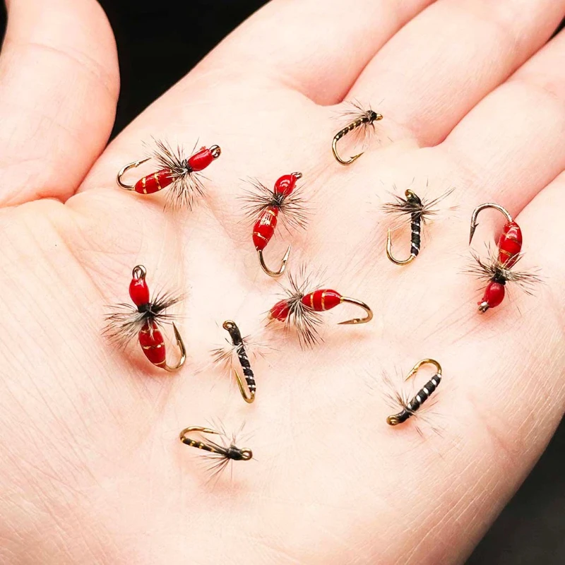 Anzuelos micro para mosca imitación hormiga con púas en arroyo tilapia - imagen 4