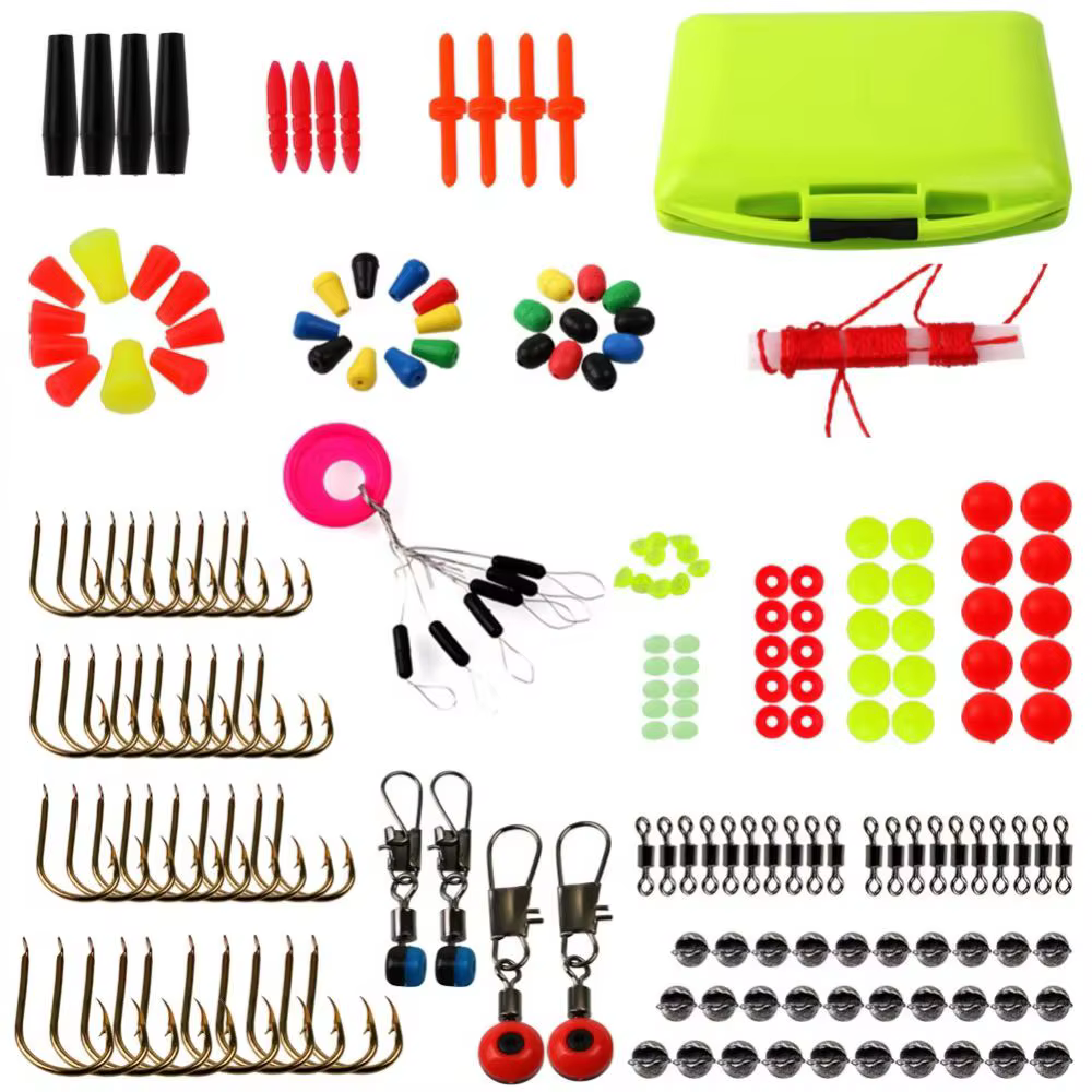 Kit de accesorios de pesca Free Fisher – Giratorios, plomos y cuentas
