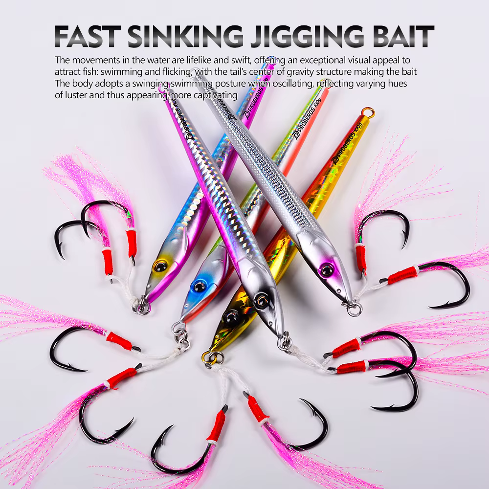 PROBEROS Jig metálico de hundimiento rápido para atún - imagen 5