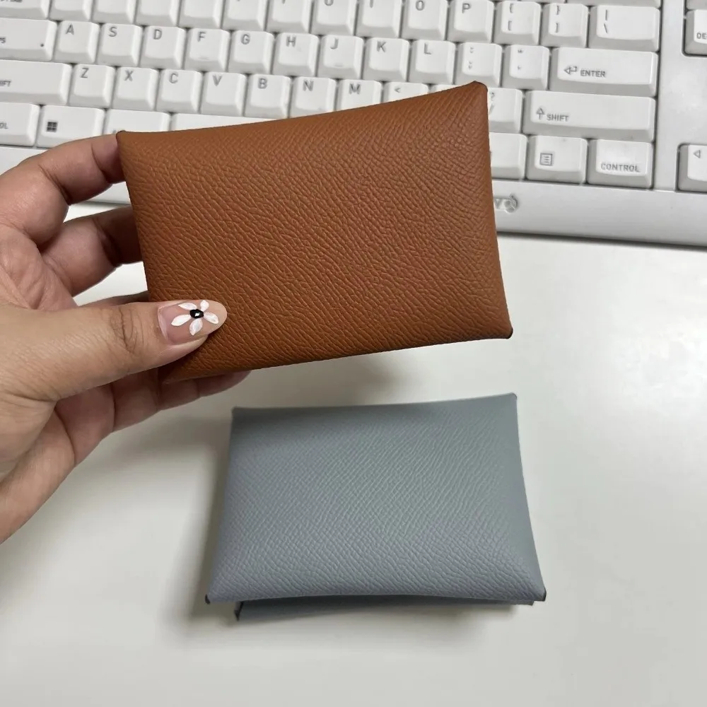 Monedero de cuero PU plegable con estampado de palma unisex - imagen 4