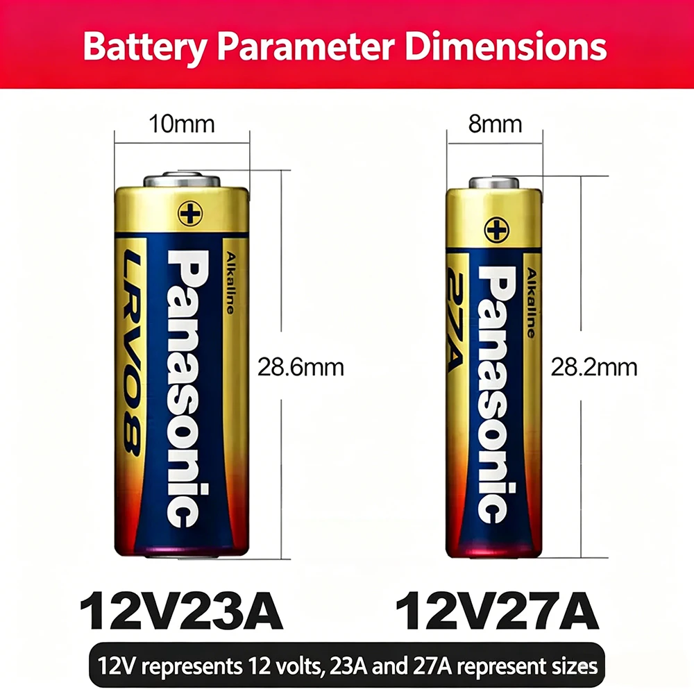 Batería alcalina 27A 12V para pesca de señuelos con linternas - imagen 2