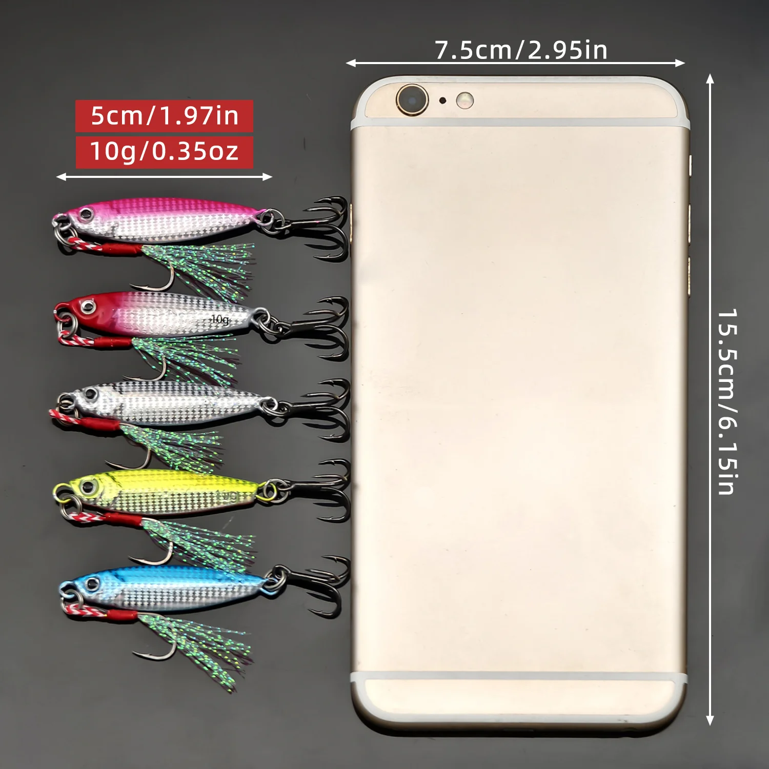 Jigs Metálicos ANFS para lubina y trucha – Agua dulce y salada - imagen 5