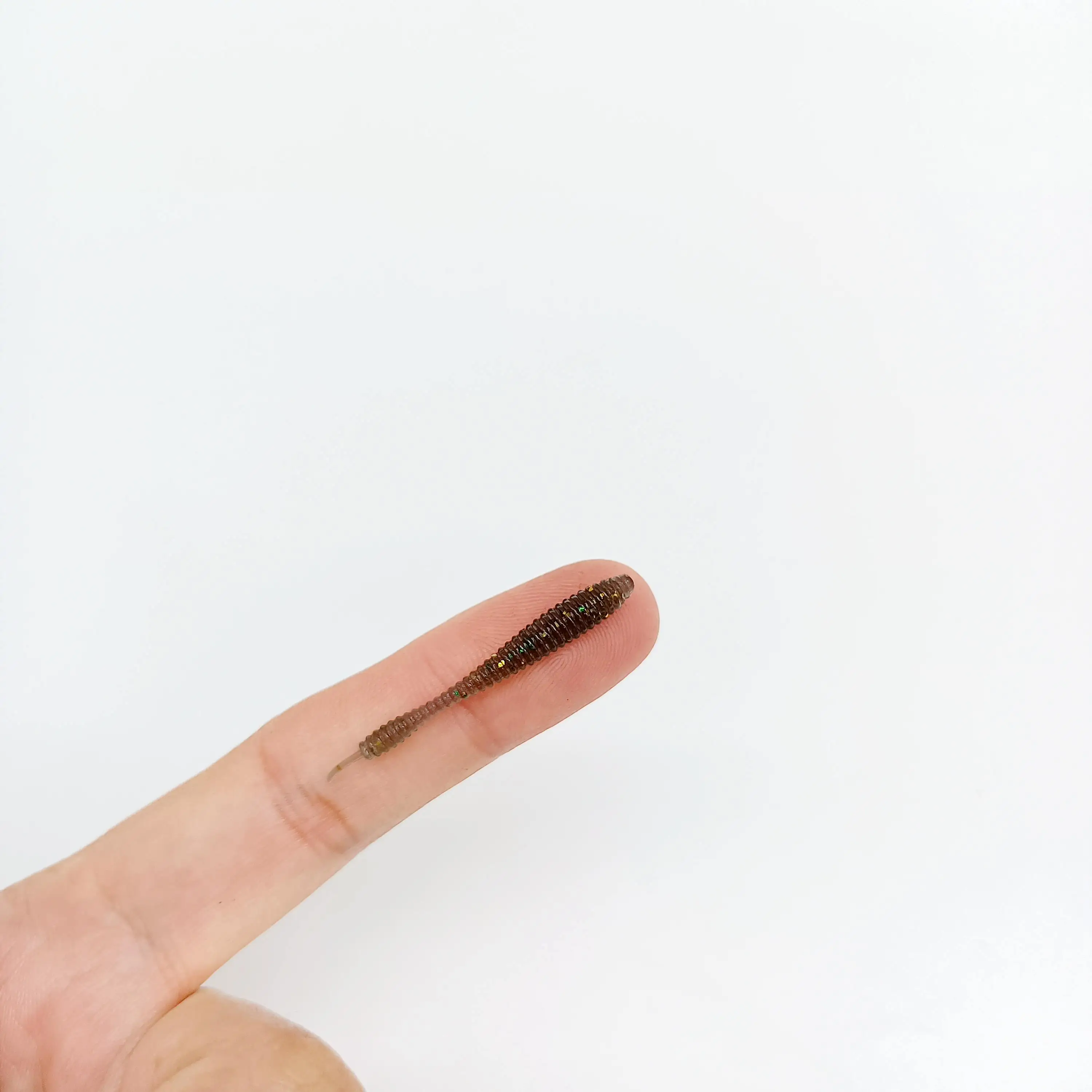 Cebo de silicona tipo gusano suave para lubina