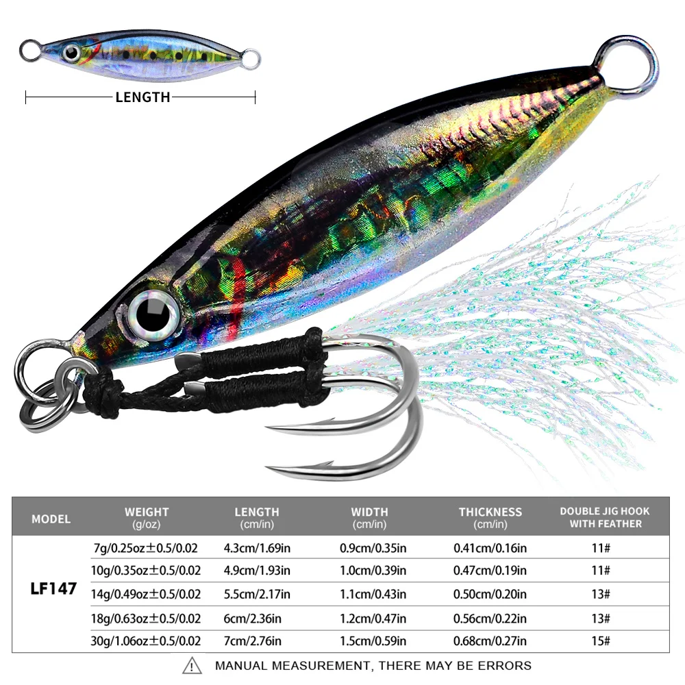 PROBEROS Jig metálico para lanzado desde orilla, swimbait - imagen 2