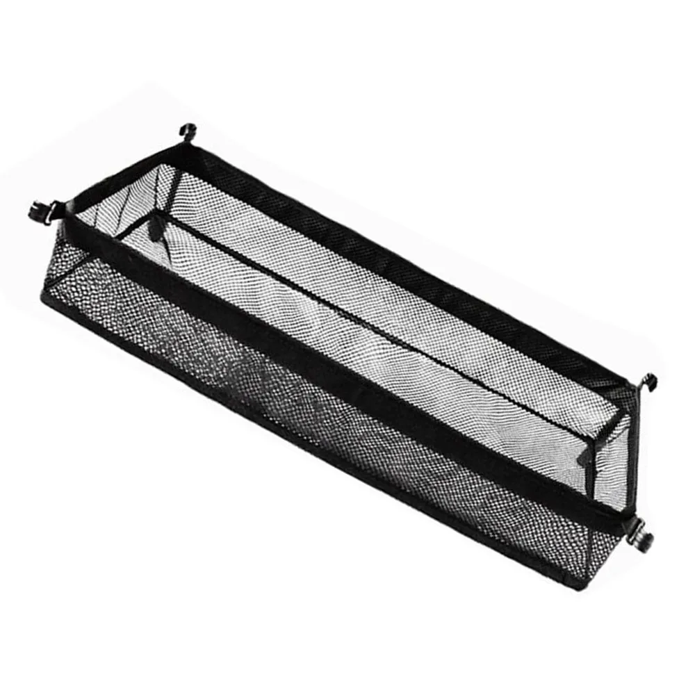 Bolsa de almacenamiento para coche negra con bolsillo malla plegable - imagen 4