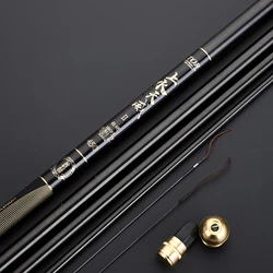 Caña ultraligera FISHINGFANS de carbono para carpa en agua dulce