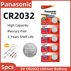 PANASONIC CR2032 Batería de litio 3V para pesca