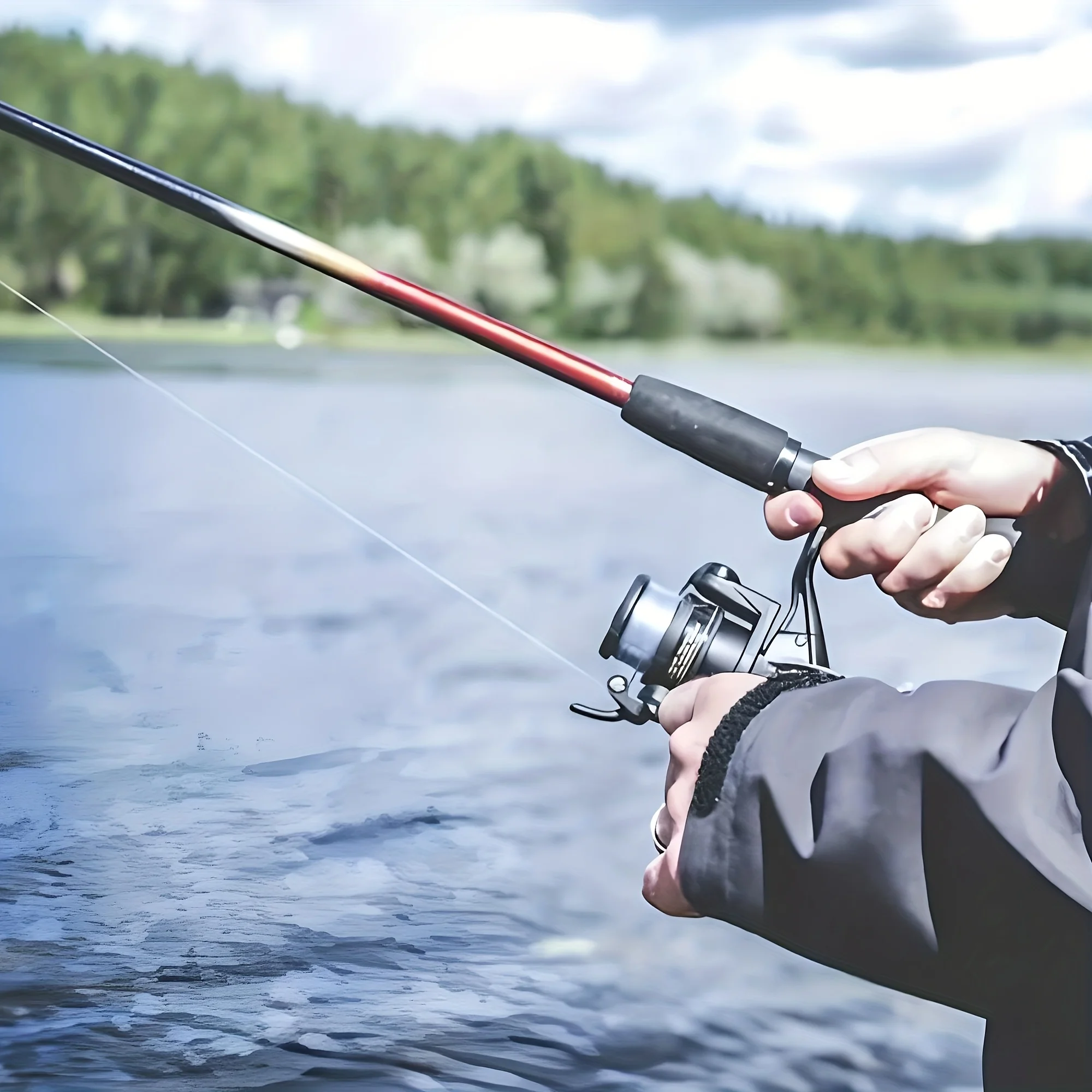 Tramo de fluorocarbono 100% japonés para pesca con trenzado - imagen 5